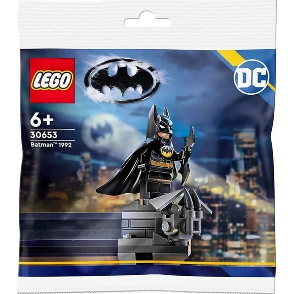 LEGO 30653 DC Superhero Batman 1992 Polybag Sealed Retired Michael Keaton - Picture 1 of 5